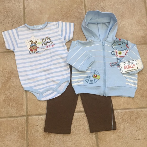 Baby Rebels Other - Baby Rebels Skater Jacket Bodysuit and Pants